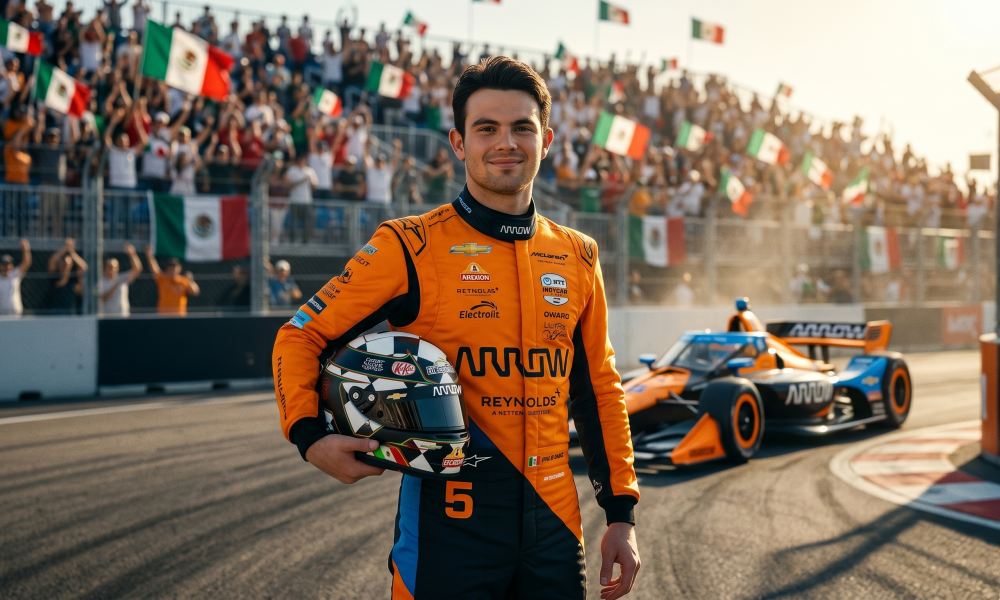 Pato O'Ward Arrow McLaren IndyCar No. 5 Mexican driver biography 2026