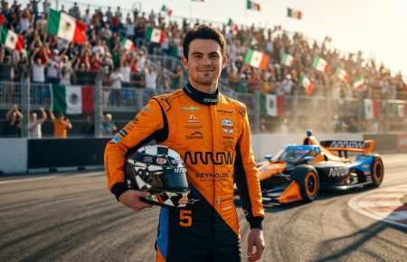 Pato O'Ward Arrow McLaren IndyCar No. 5 Mexican driver biography 2026