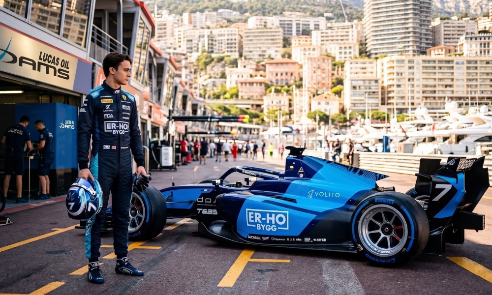 Dino Beganovic DAMS F2 driver 2026 Ferrari Driver Academy biography