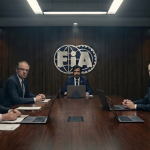 2026 Formula 1 car with active aerodynamics on a wet track during the Miami Grand Prix, FIA regulation changes 2026