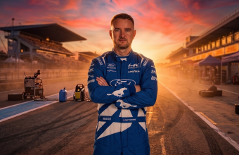 Eric Powell Proton Competition Ford Racing WEC 2026 number 77 Ford Mustang GT3 endurance driver