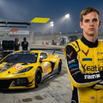 Jonny Edgar TF Sport Corvette WEC 2026 British endurance racing driver portrait