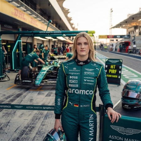 Mathilda Paatz PREMA Racing F1 Academy 2025 single-seater on track