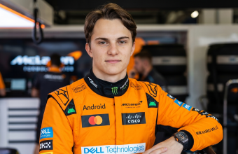 Oscar Piastri McLaren F1 driver 2026 season papaya orange suit cockpit