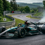 George Russell Mercedes F1 2026 Nurburgring Pirelli test race starts problem simulator behind scenes
