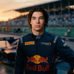 Nikola Tsolov Campos Racing F3 suit at Albert Park Circuit