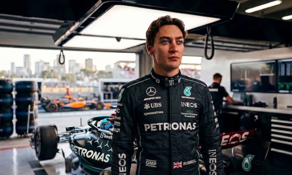 George Russell Mercedes sprint pole position Canadian Grand Prix Montreal 2026 sprint qualifying SQ3