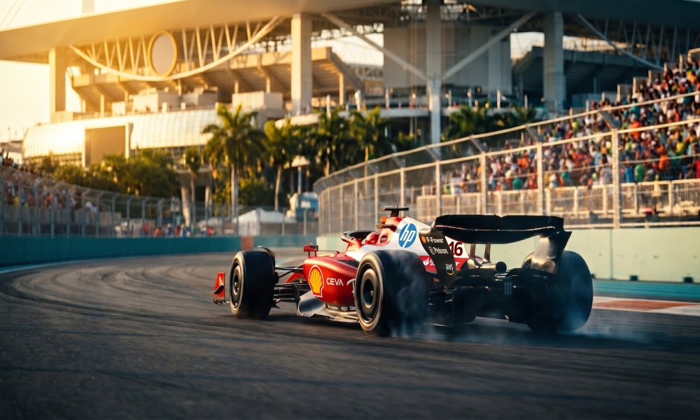 Charles Leclerc Ferrari SF-26 leads Free Practice 1 at 2026 Miami Grand Prix Miami International Autodrome