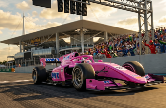Kush Maini ART Grand Prix Formula 2 car claims first ever F2 pole position at Miami Grand Prix 2026