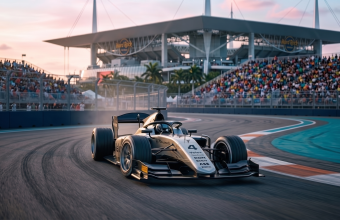 Colton Herta Hitech Formula 2 car leads free practice at inaugural Miami Grand Prix 2026 Miami International Autodrome