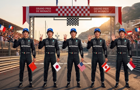 Antonelli Wins Monaco GP 2026: Five Straight Victories in Chaotic Race | Full Results