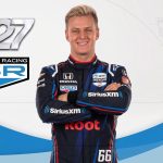 Meyer Shank Racing driver in the new number 66 suit for the 2027 IndyCar season